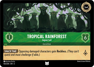 Image for Tropical Rainforest - Jaguar Lair (102/204) - Disney Lorcana