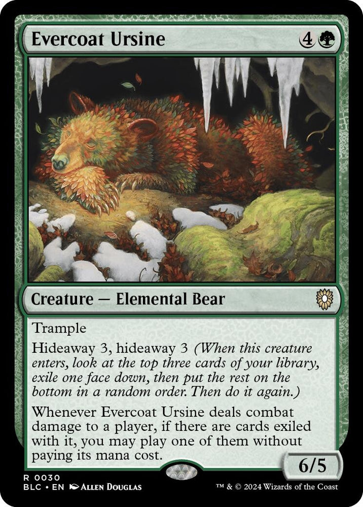 Image for Evercoat Ursine (30) [Commander: Bloomburrow]