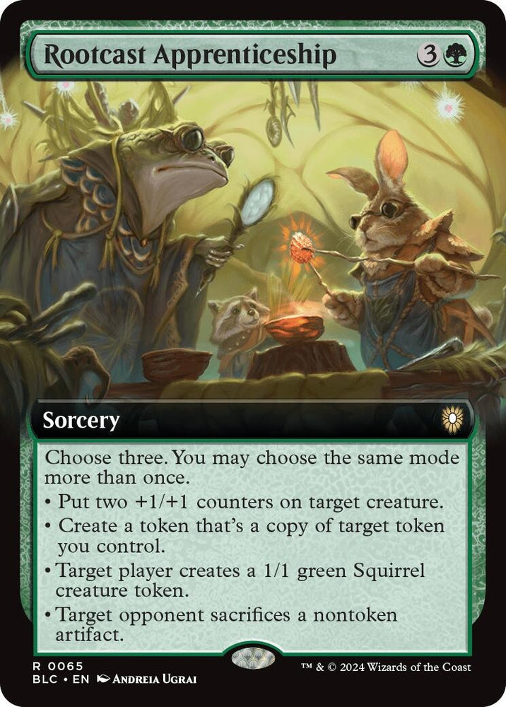 Image for Rootcast Apprenticeship (Extended Art) (65) [Commander: Bloomburrow]