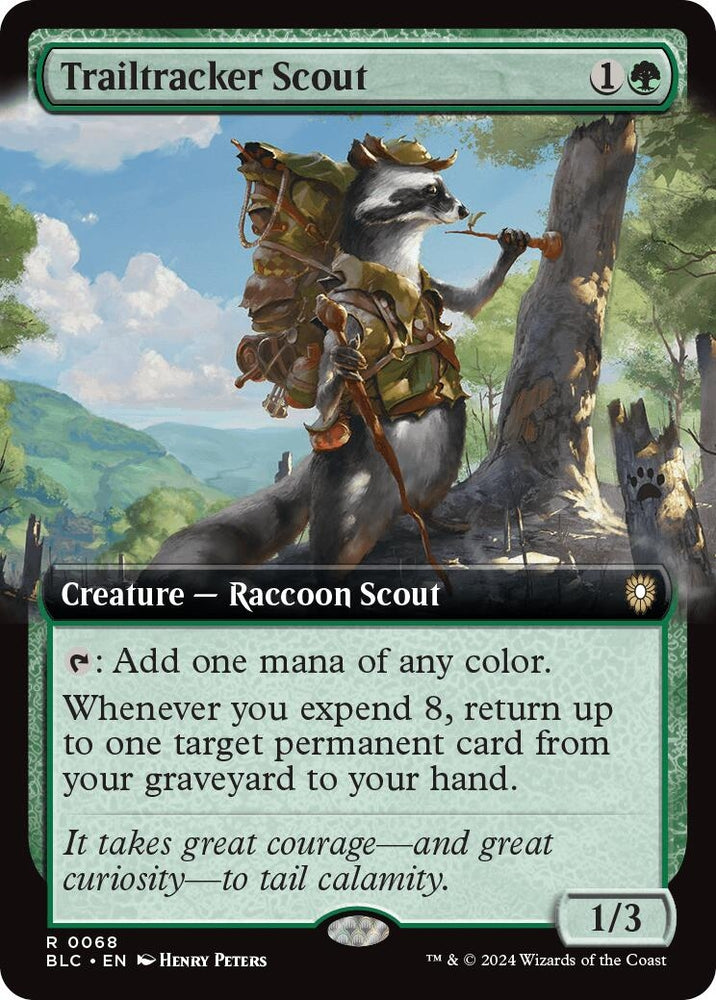 Image for Trailtracker Scout (Extended Art) (68) [Commander: Bloomburrow]