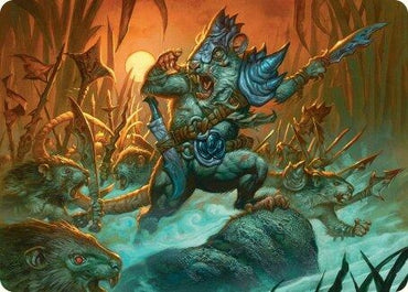 Image for Persistent Marshstalker Art Card (14) [Art Series: Bloomburrow]