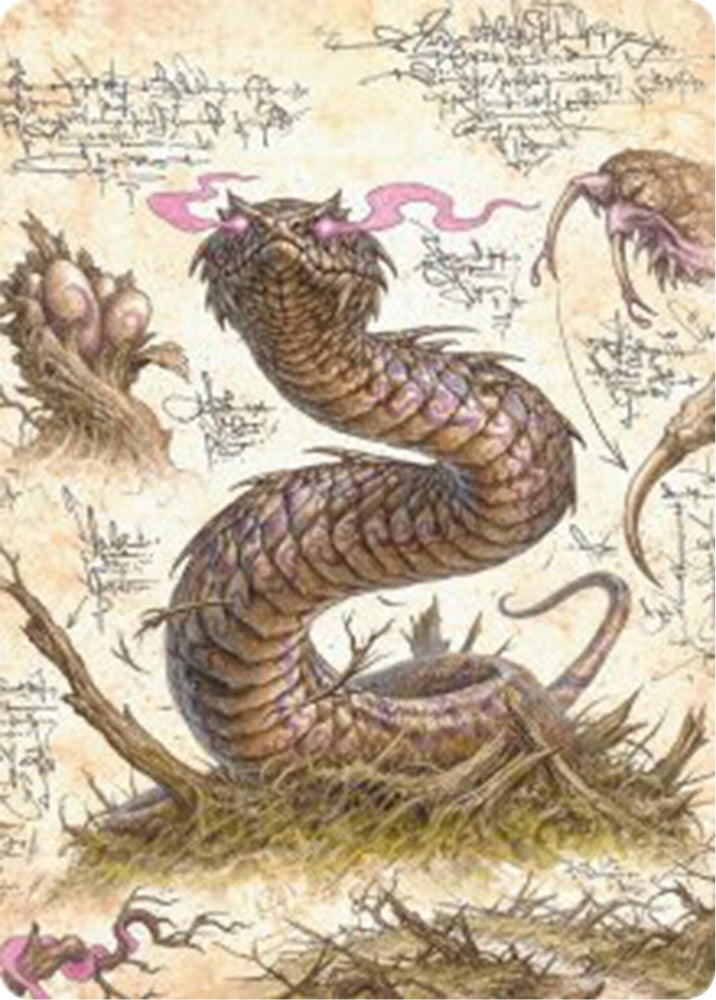 Image for Rottenmouth Viper Art Card (36) [Art Series: Bloomburrow]