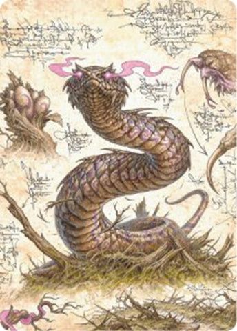 Image for Rottenmouth Viper Art Card (36) [Art Series: Bloomburrow]