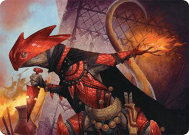 Image for Cindering Cutthroat Art Card (26) [Art Series: Bloomburrow]