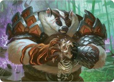 Image for Hugs, Grisly Guardian Art Card (27) [Art Series: Bloomburrow]
