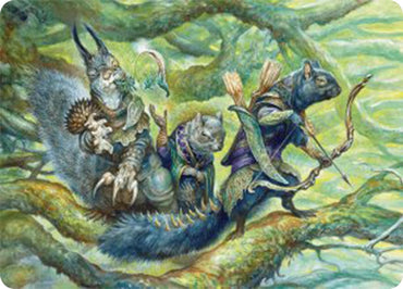 Image for The Odd Acorn Gang Art Card (32) [Art Series: Bloomburrow]