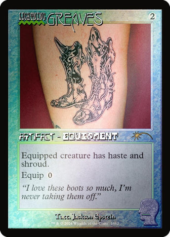 Image for Lightning Greaves (1662) (Rainbow Foil) (1662) [Secret Lair Drop Series]