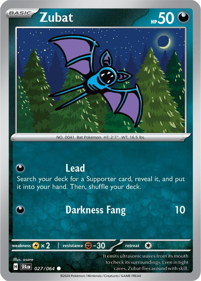 Image for Zubat (027/064) (SFA)