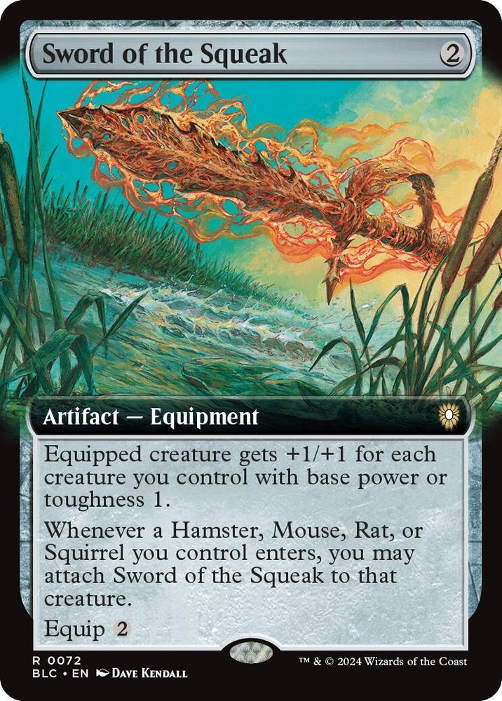 Image for Sword of the Squeak (Extended Art) (72) [Commander: Bloomburrow]