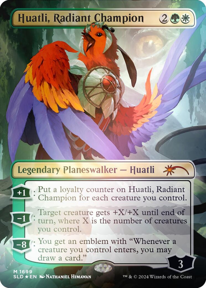 Image for Huatli, Radiant Champion (Rainbow Foil) (1699) [Secret Lair Drop Series]