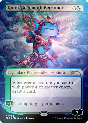 Image for Kiora, Behemoth Beckoner (Rainbow Foil) (1700) [Secret Lair Drop Series]