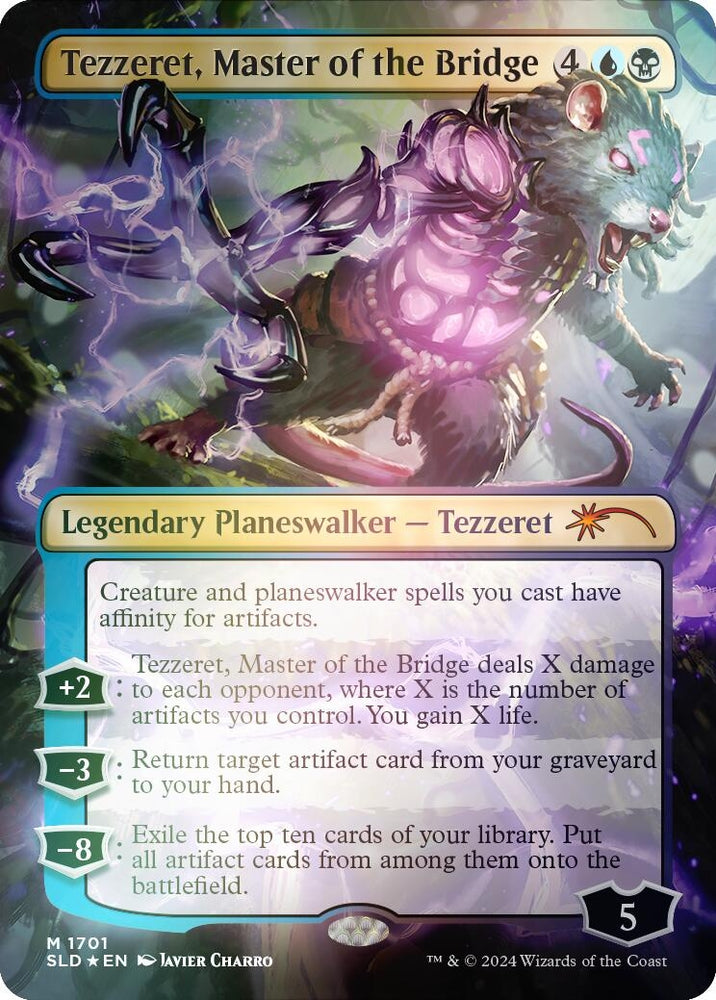 Image for Tezzeret, Master of the Bridge (Rainbow Foil) (1701) [Secret Lair Drop Series]