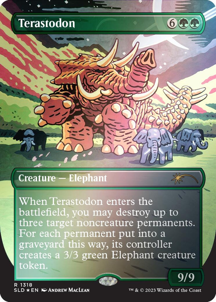 Image for Terastodon (Rainbow Foil) (1318) [Secret Lair Drop Series]