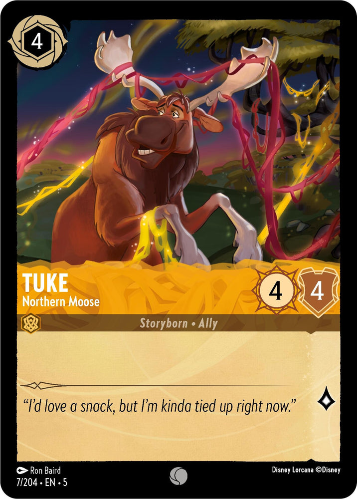 Image for Tuke - Northern Moose (7/204) - Disney Lorcana