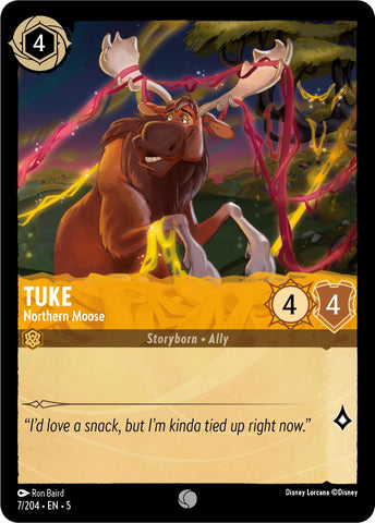 Image for Tuke - Northern Moose (7/204) - Disney Lorcana