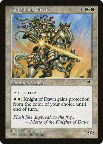 Image for Knight of Dawn (26) [Tempest]