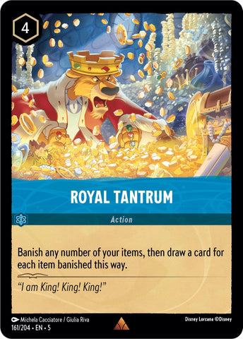 Image for Royal Tantrum (161/204) - Disney Lorcana
