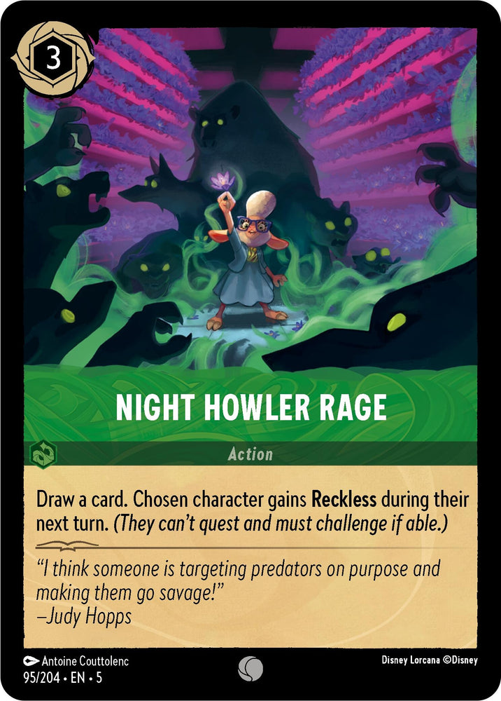 Image for Night Howler Rage (95/204) [Shimmering Skies]