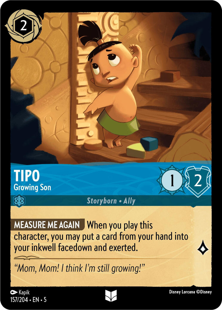 Image for Tipo - Growing Son (157/204) - Disney Lorcana