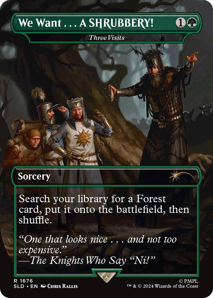 Image for We Want...A SHRUBBERY! - Three Visits (1676) [Secret Lair Drop Series]