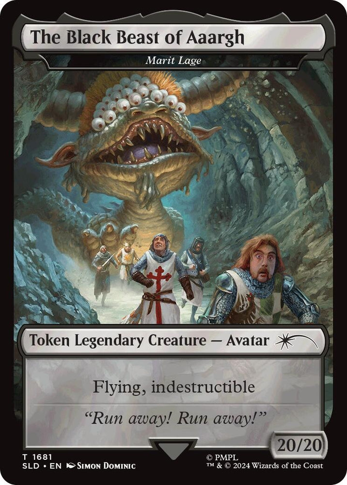 Image for The Black Beast of Aaargh - Marit Lage Token (1681) [Secret Lair Drop Series]