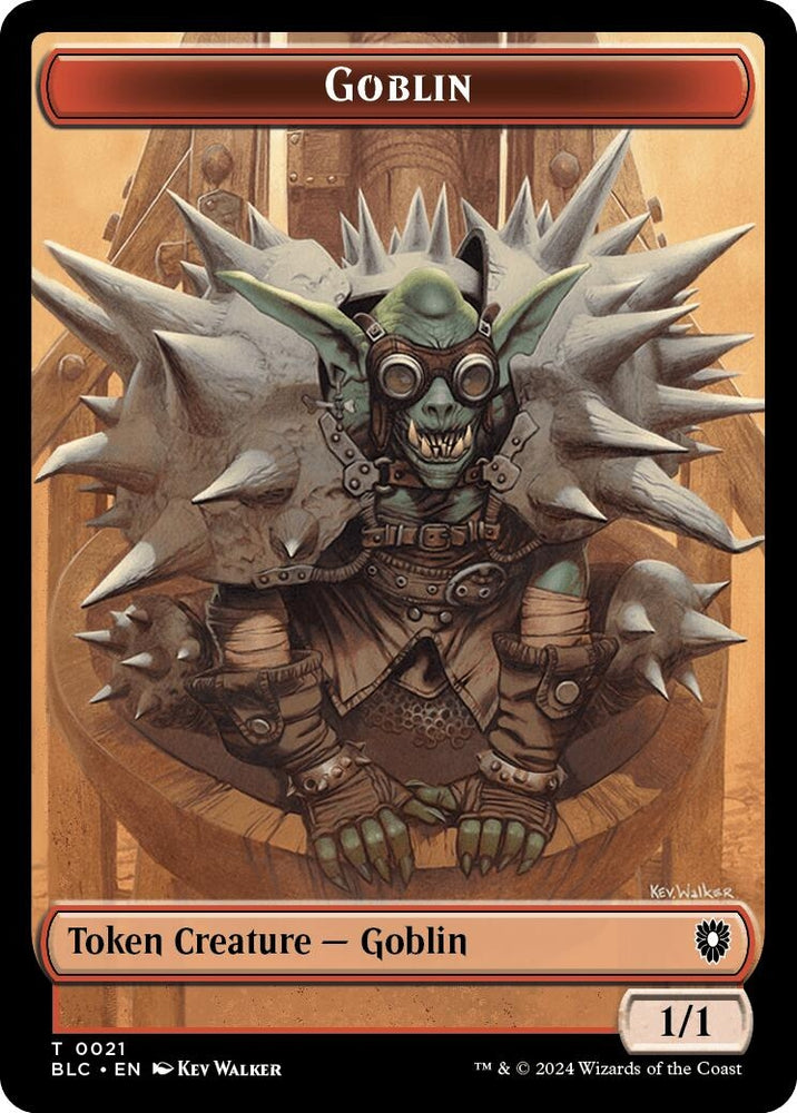 Image for Goblin // Thopter Double-Sided Token (21 // 39) [Commander: Bloomburrow]