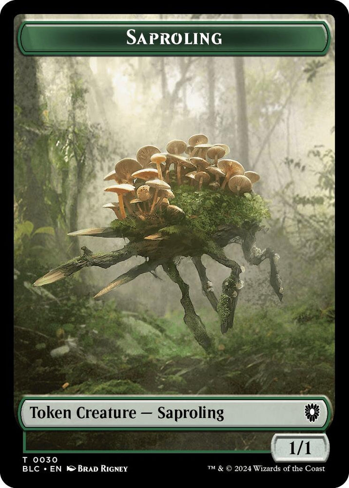 Image for Saproling // Treasure Double-Sided Token (30 // 29) [Commander: Bloomburrow]
