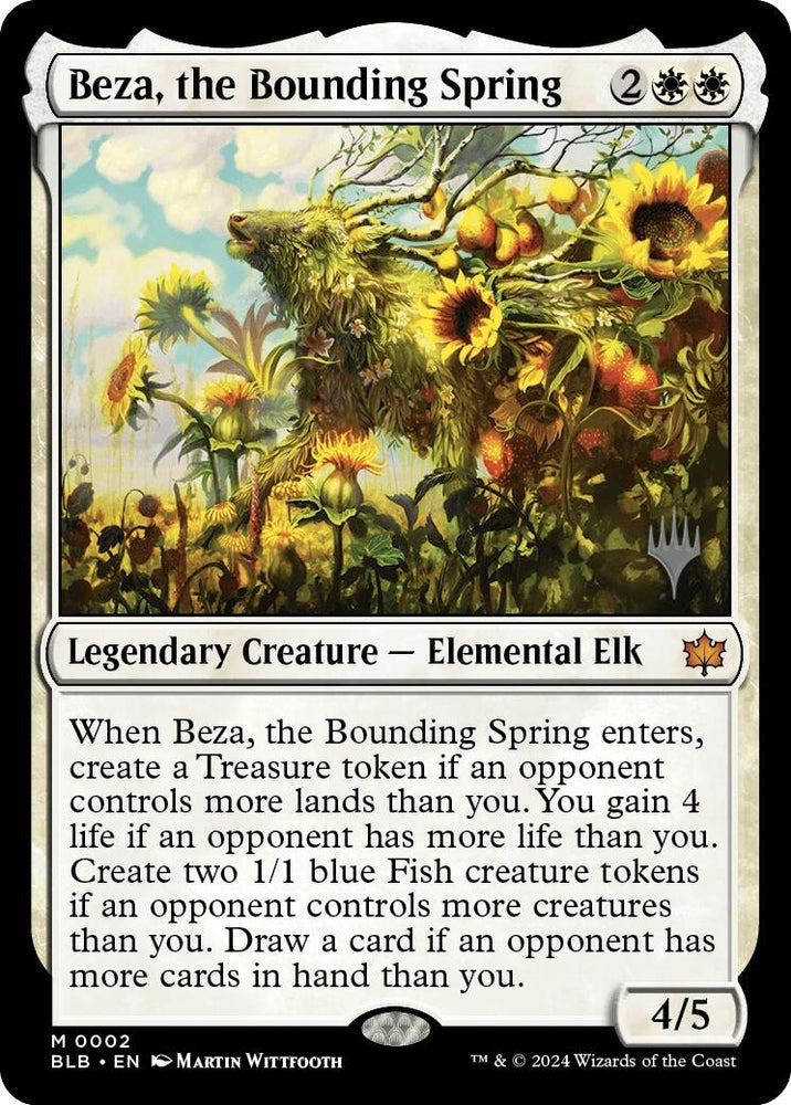 Image for Beza, the Bounding Spring (2) [Promo Pack: Bloomburrow]