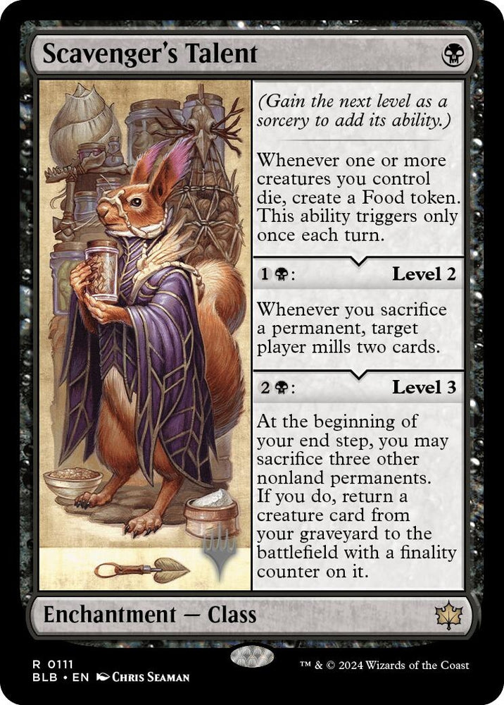 Image for Scavenger's Talent (111) [Promo Pack: Bloomburrow]