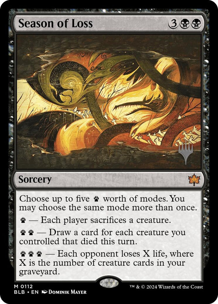 Image for Season of Loss (112) [Promo Pack: Bloomburrow]