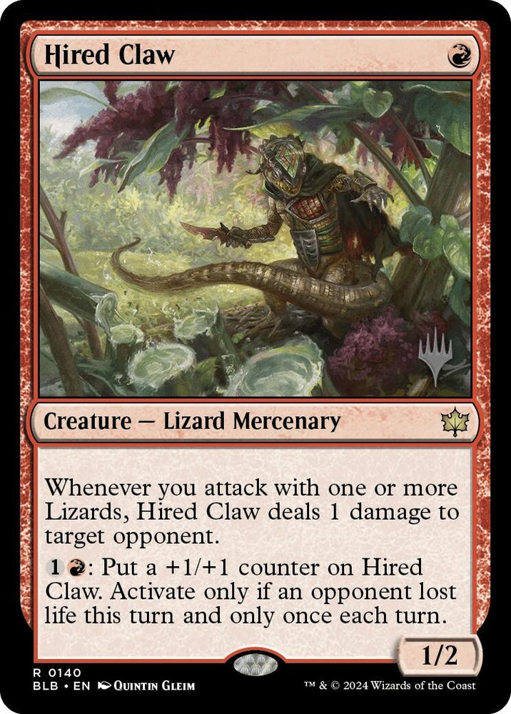 Image for Hired Claw (140) [Promo Pack: Bloomburrow]