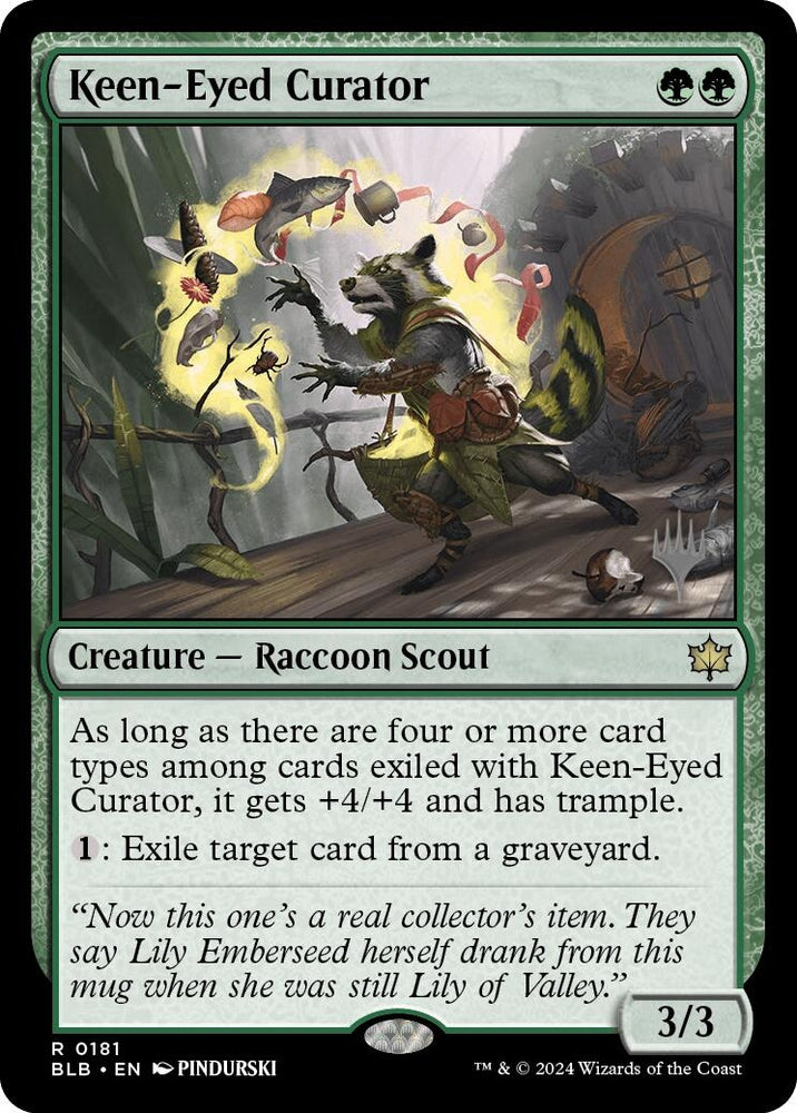 Image for Keen-Eyed Curator (181) [Promo Pack: Bloomburrow]