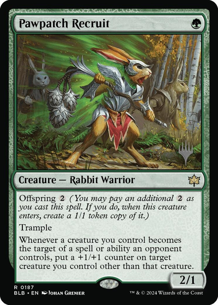 Image for Pawpatch Recruit (187) [Promo Pack: Bloomburrow]