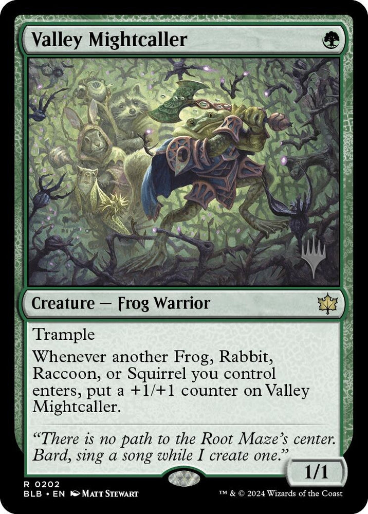 Image for Valley Mightcaller (202) [Promo Pack: Bloomburrow]