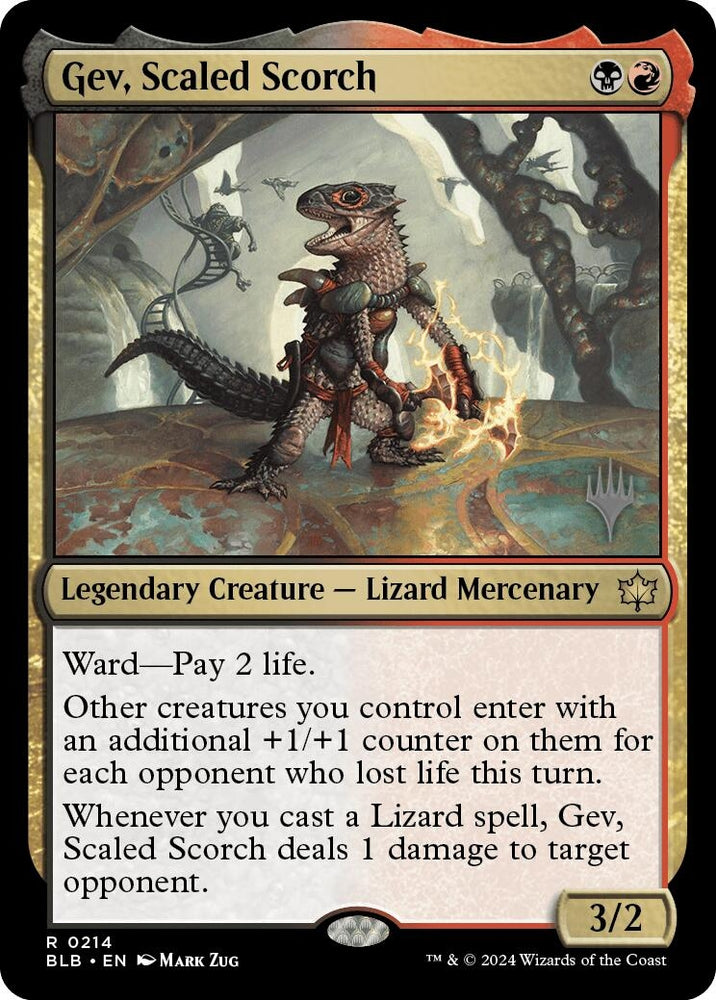 Image for Gev, Scaled Scorch (214) [Promo Pack: Bloomburrow]