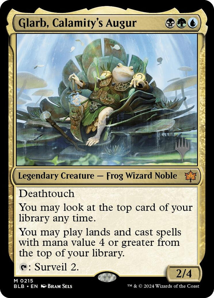 Image for Glarb, Calamity's Augur (215) [Promo Pack: Bloomburrow]