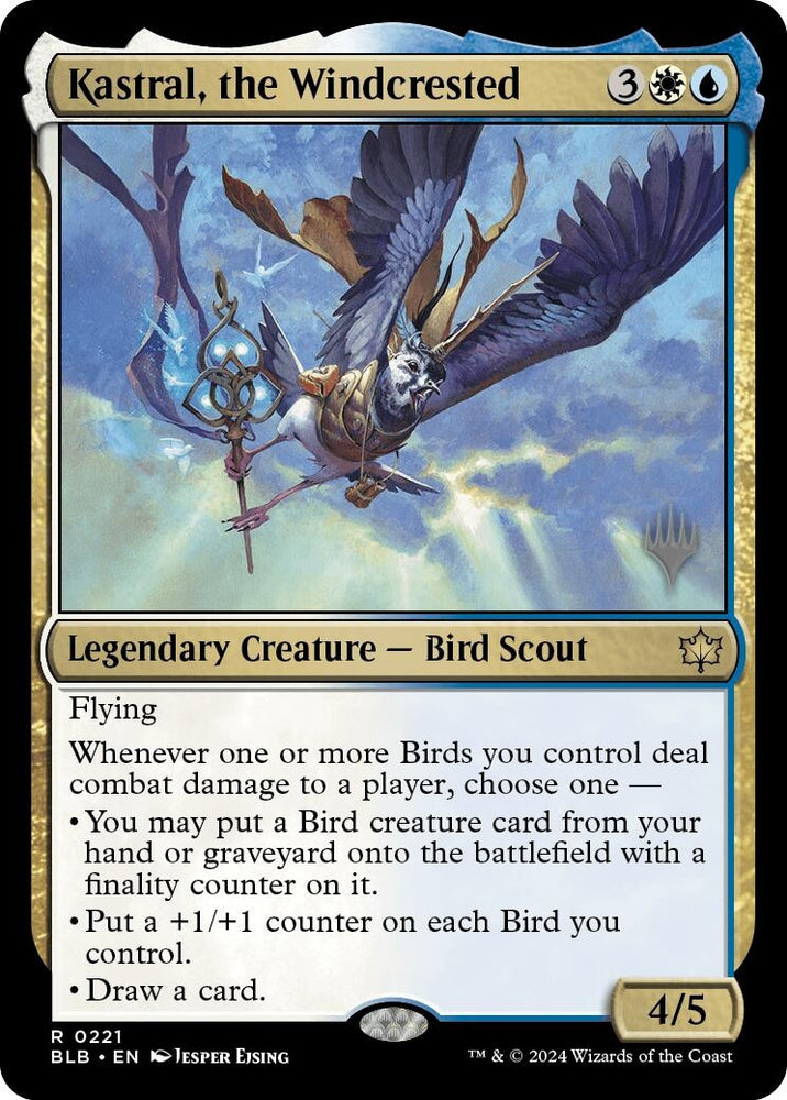 Image for Kastral, the Windcrested (221) [Promo Pack: Bloomburrow]
