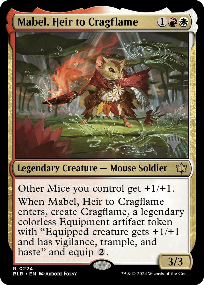 Image for Mabel, Heir to Cragflame (224) [Promo Pack: Bloomburrow]
