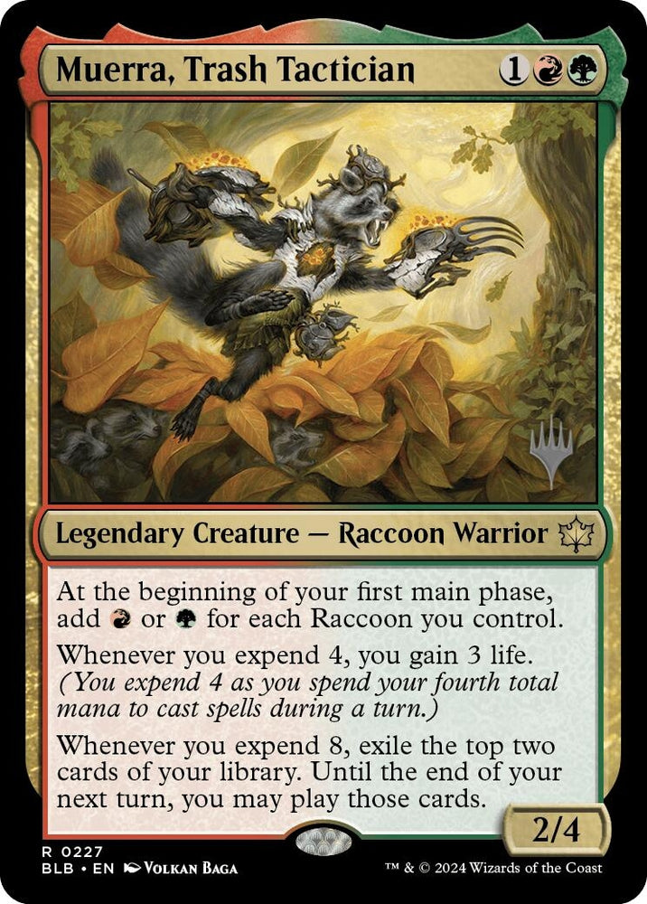 Image for Muerra, Trash Tactician (227) [Promo Pack: Bloomburrow]
