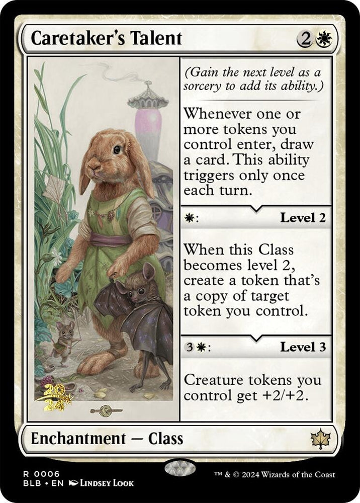 Image for Caretaker's Talent (6) [Prerelease Cards]