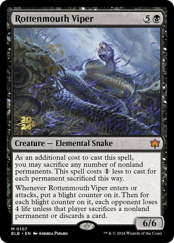 Image for Rottenmouth Viper (107) - Magic: The Gathering
