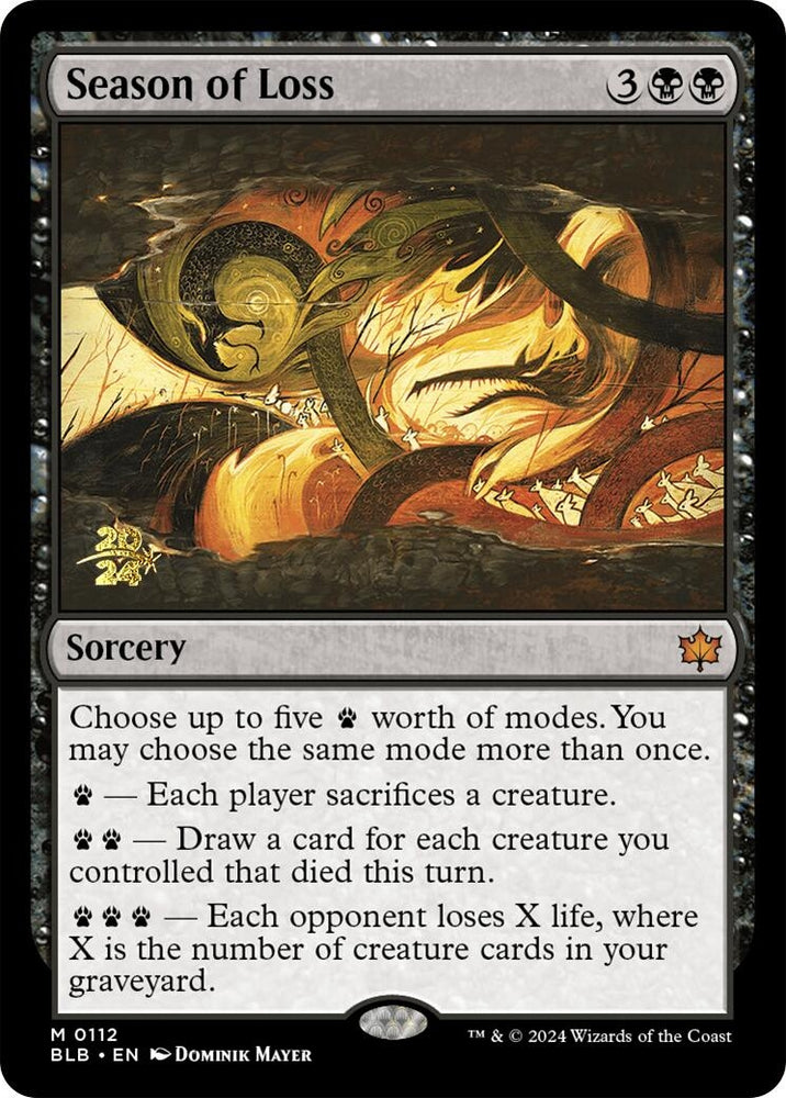 Image for Season of Loss (112) [Prerelease Cards]