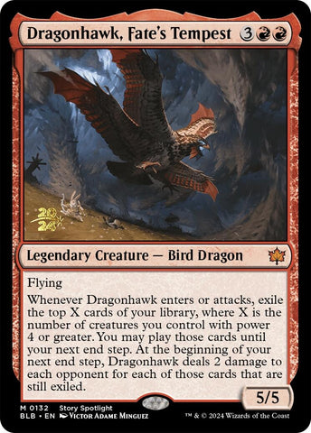 Image for Dragonhawk, Fate's Tempest (132) [Prerelease Cards]