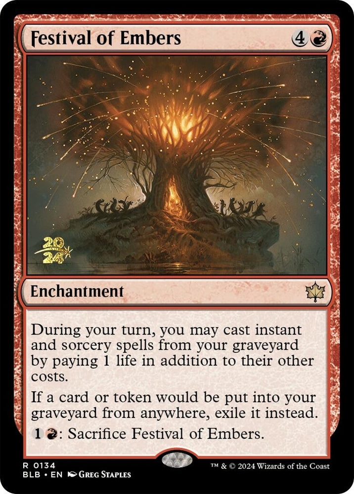 Image for Festival of Embers (134) [Prerelease Cards]