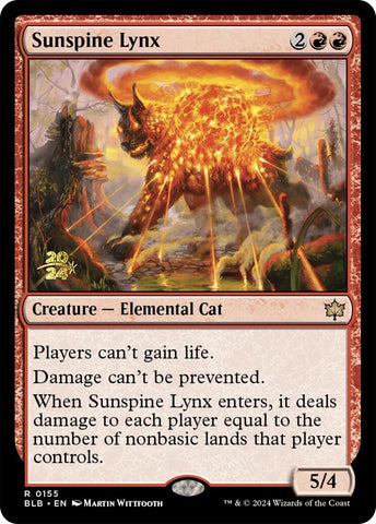 Image for Sunspine Lynx (155) [Prerelease Cards]