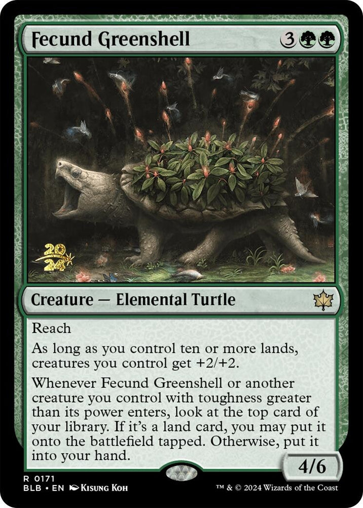 Image for Fecund Greenshell (171) [Prerelease Cards]
