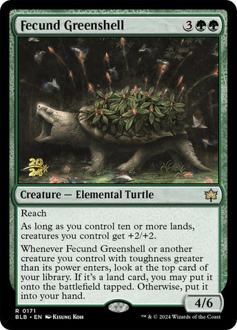 Image for Fecund Greenshell (171) [Prerelease Cards]