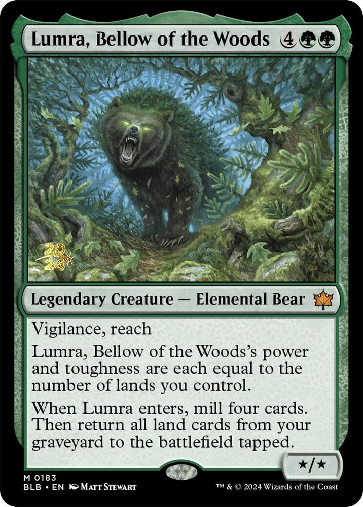 Image for Lumra, Bellow of the Woods (183) [Prerelease Cards]