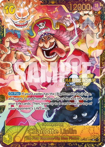 Charlotte Linlin (Championship 2024) (OP03-114) (One Piece Promotion Cards)