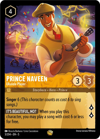 Image for Prince Naveen - Ukulele Player (3/204) [Shimmering Skies]